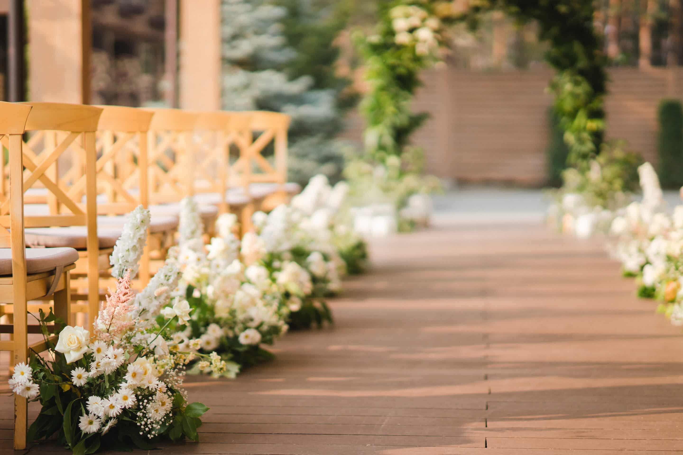 Crystal Gardens Event Center in Howell, Michigan. A wedding venue that offers exterior and interior guest experiences