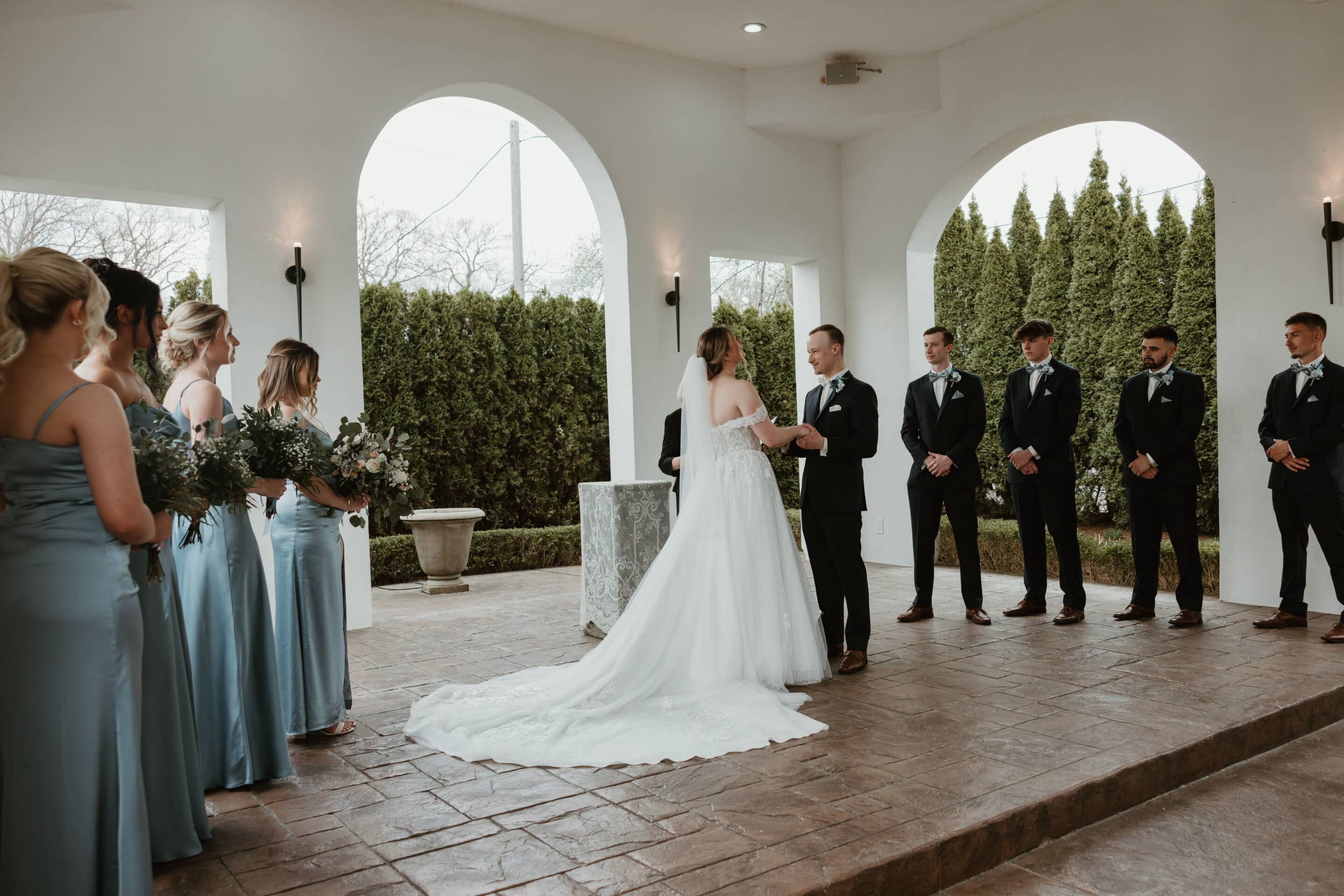 Crystal Gardens Event Center in Howell, Michigan. A wedding venue that offers exterior and interior guest experiences